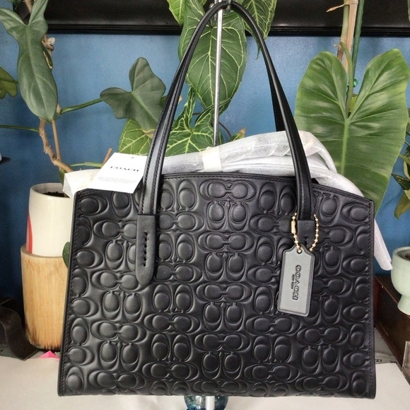 Black Coach Debass Charlie Bag - Picture 1 of 15